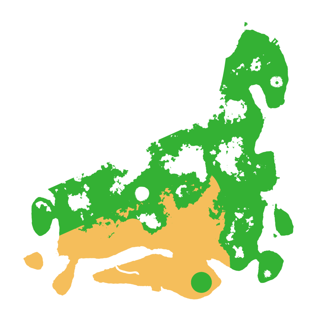 Biome Rust Map: Procedural Map, Size: 4000, Seed: 133527