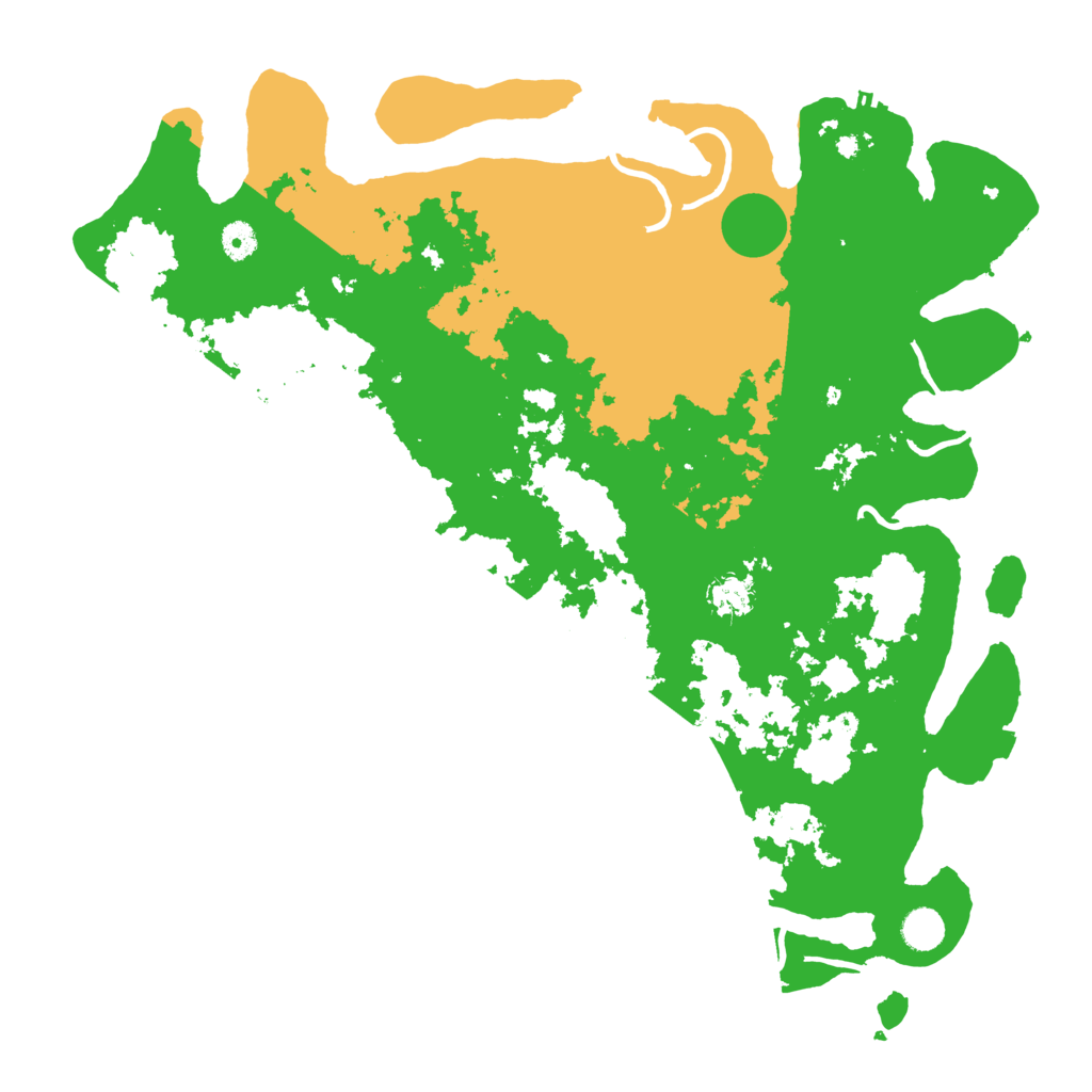 Biome Rust Map: Procedural Map, Size: 4500, Seed: 250692491