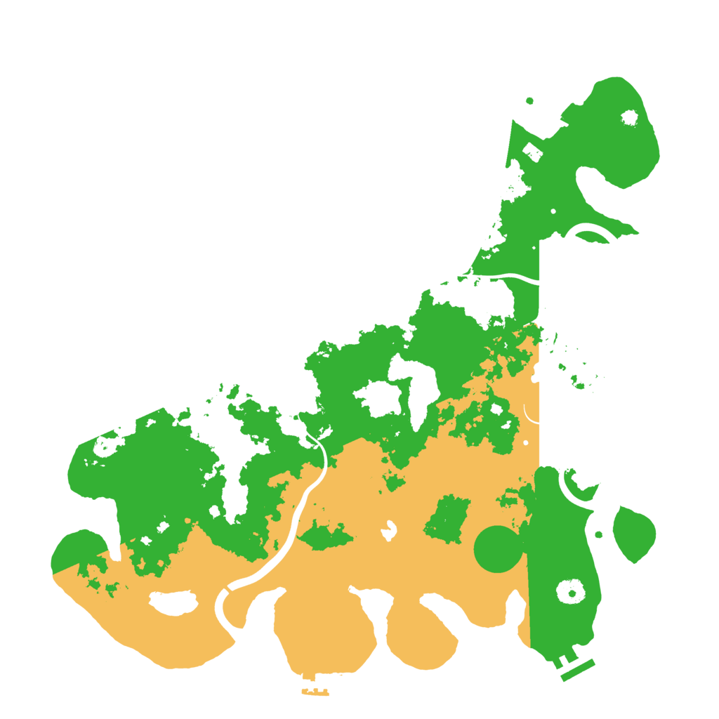Biome Rust Map: Procedural Map, Size: 4000, Seed: 231221