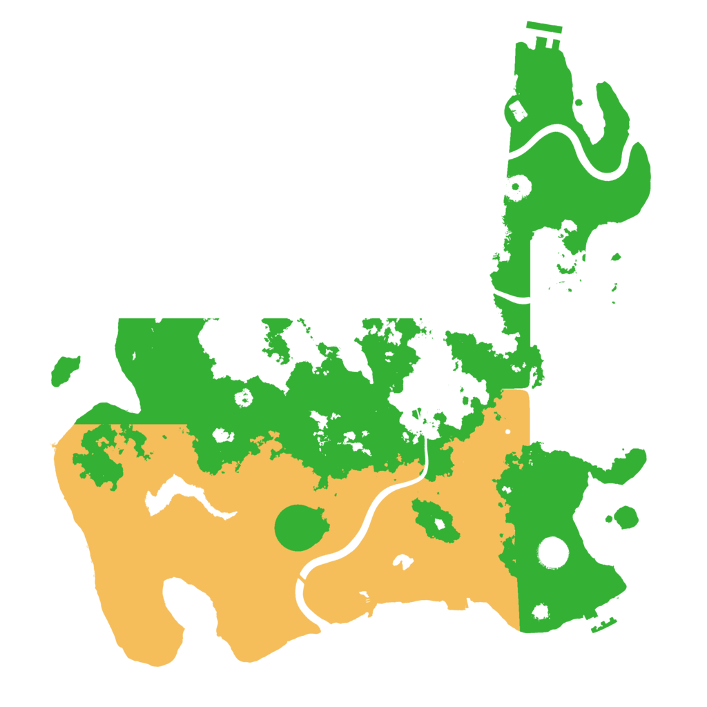 Biome Rust Map: Procedural Map, Size: 4000, Seed: 390364