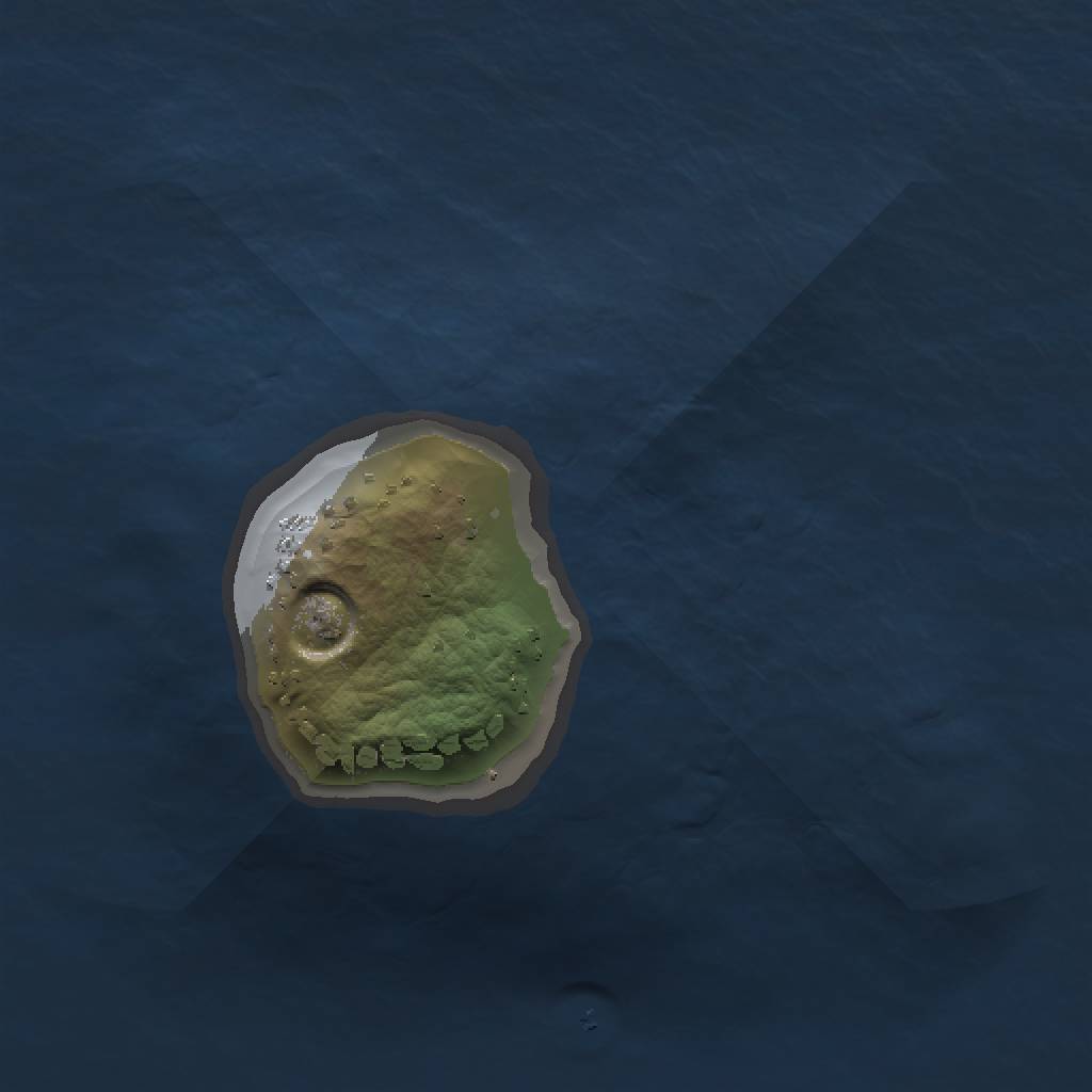 Rust Map: Procedural Map, Size: 1000, Seed: 4589645, 3 Monuments