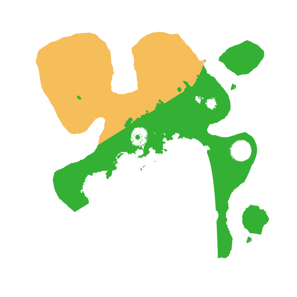 Biome Rust Map: Procedural Map, Size: 2500, Seed: 658311821