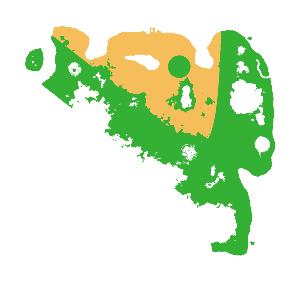 Biome Rust Map: Procedural Map, Size: 3550, Seed: 450478