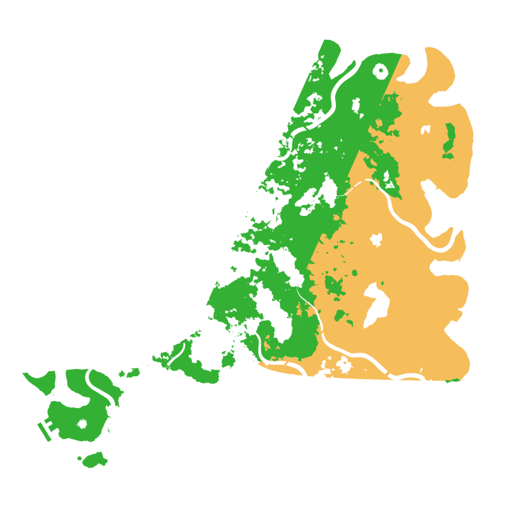 Biome Rust Map: Procedural Map, Size: 5000, Seed: 315353511