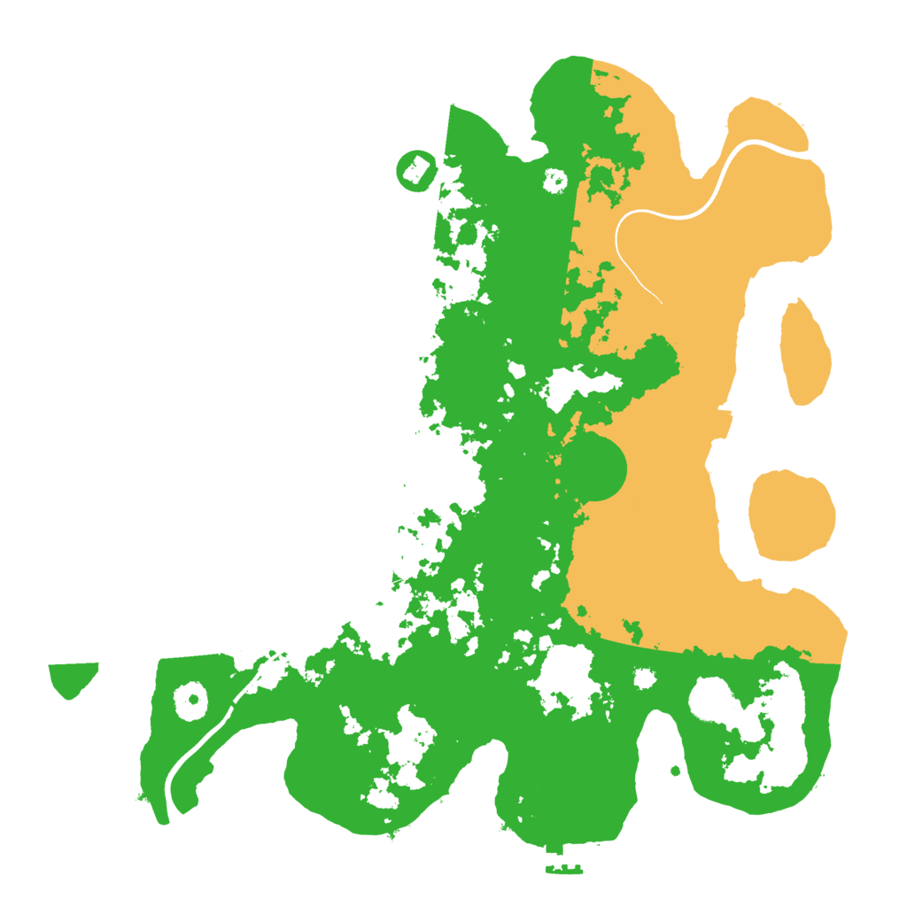 Biome Rust Map: Procedural Map, Size: 3700, Seed: 5411412