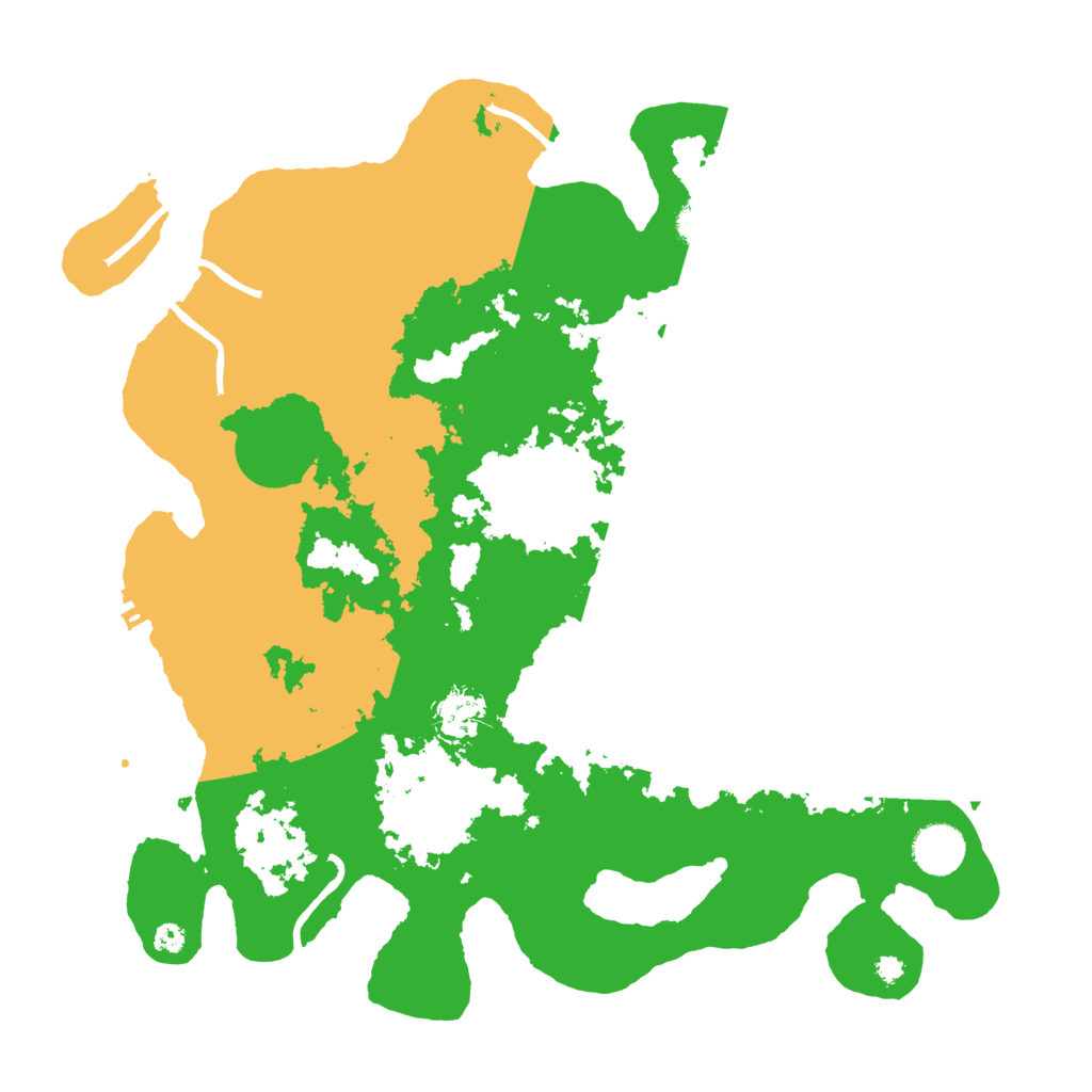 Biome Rust Map: Procedural Map, Size: 3700, Seed: 6218465