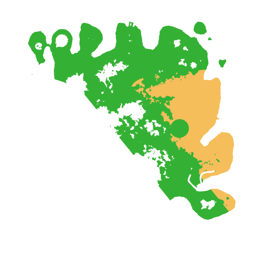 Biome Rust Map: Procedural Map, Size: 3700, Seed: 548375