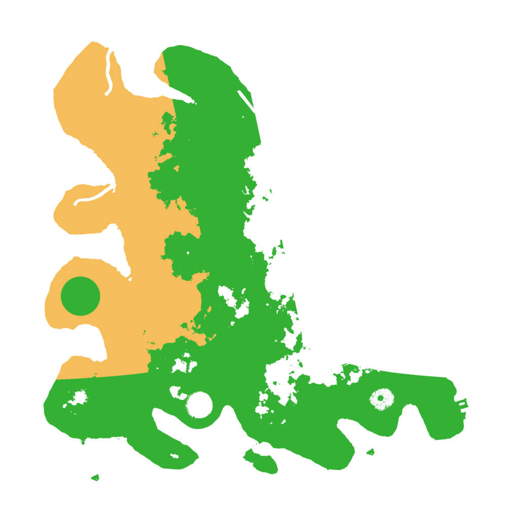 Biome Rust Map: Procedural Map, Size: 3500, Seed: 7654