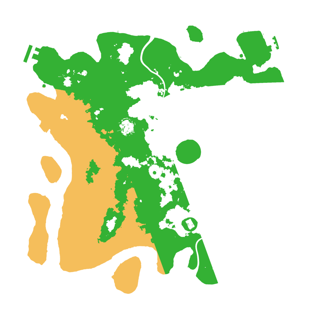 Biome Rust Map: Procedural Map, Size: 3500, Seed: 8987