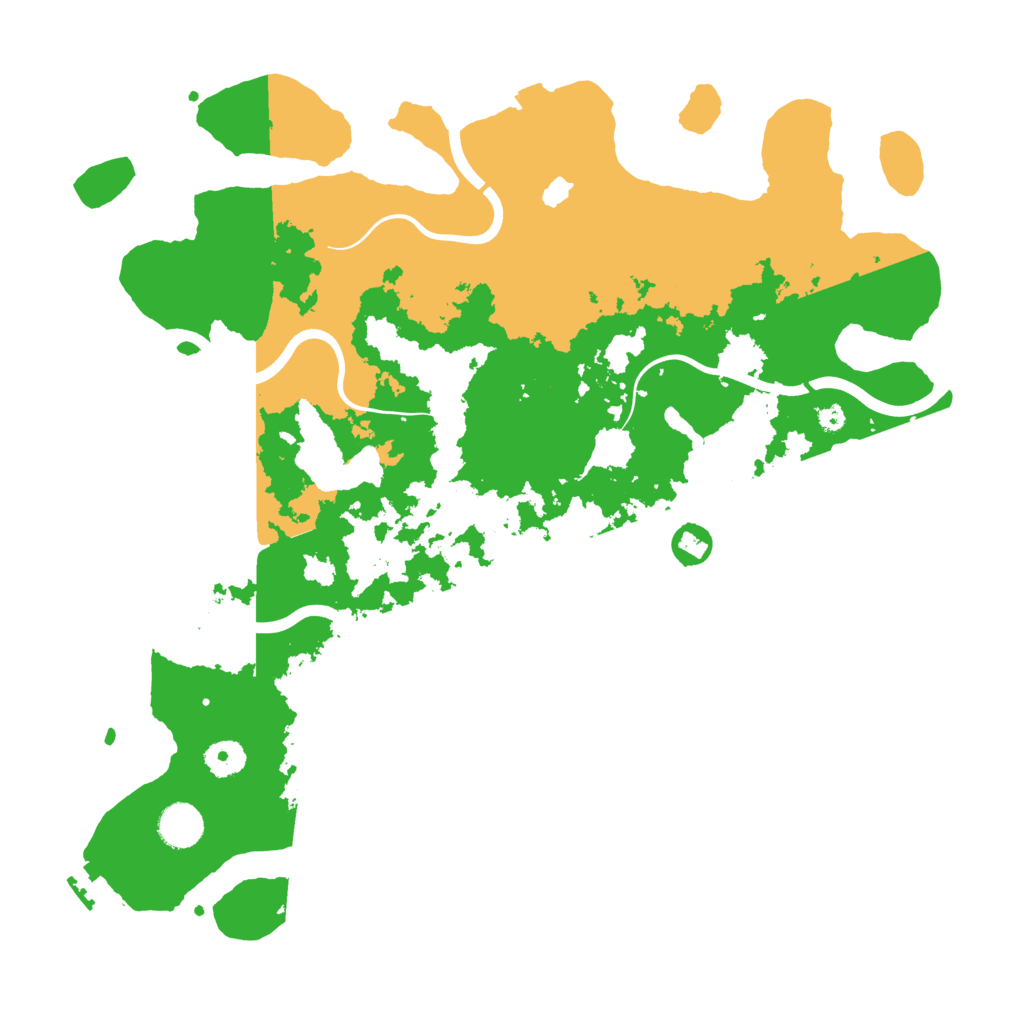 Biome Rust Map: Procedural Map, Size: 4000, Seed: 889498