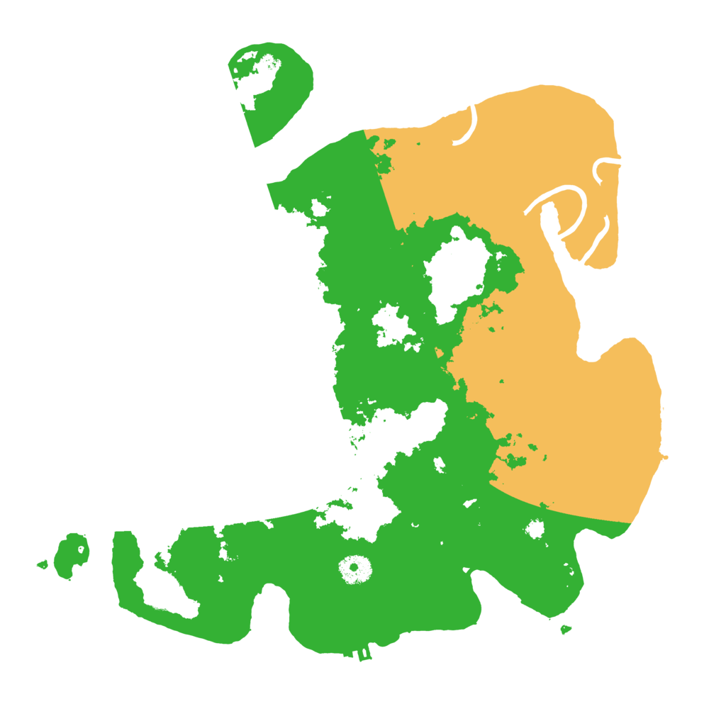 Biome Rust Map: Procedural Map, Size: 3550, Seed: 416594