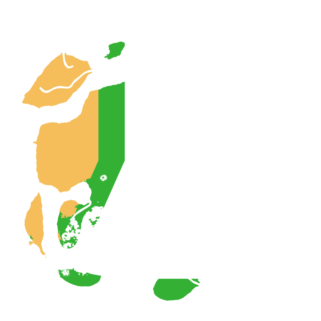 Biome Rust Map: Procedural Map, Size: 3700, Seed: 5790698