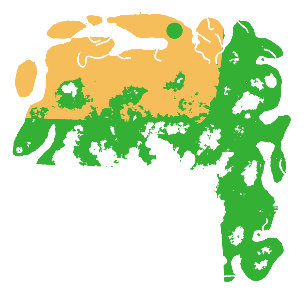 Biome Rust Map: Procedural Map, Size: 5000, Seed: 5003