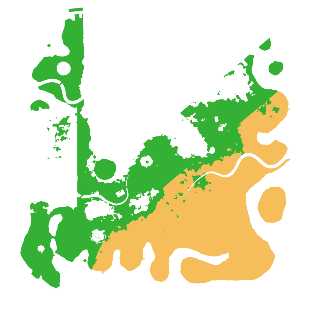 Biome Rust Map: Procedural Map, Size: 3950, Seed: 1285257821