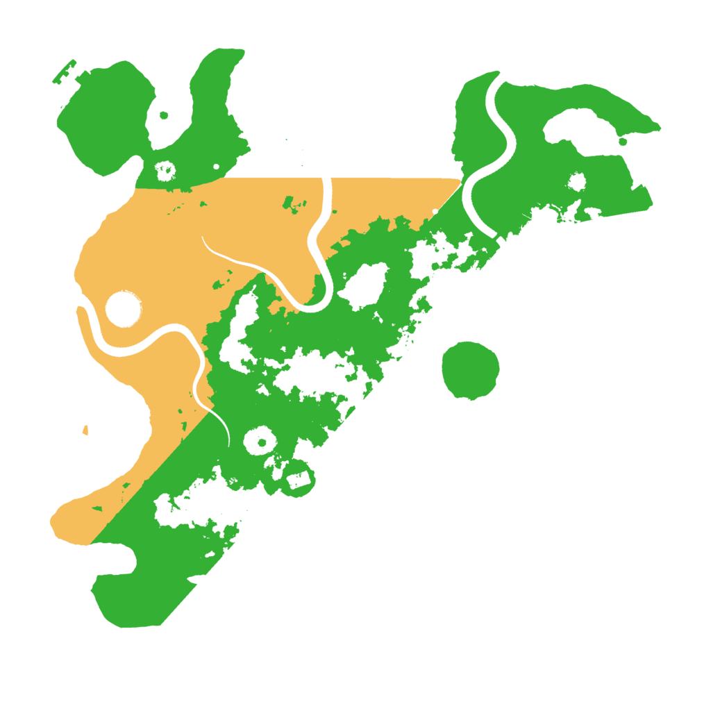 Biome Rust Map: Procedural Map, Size: 3500, Seed: 454