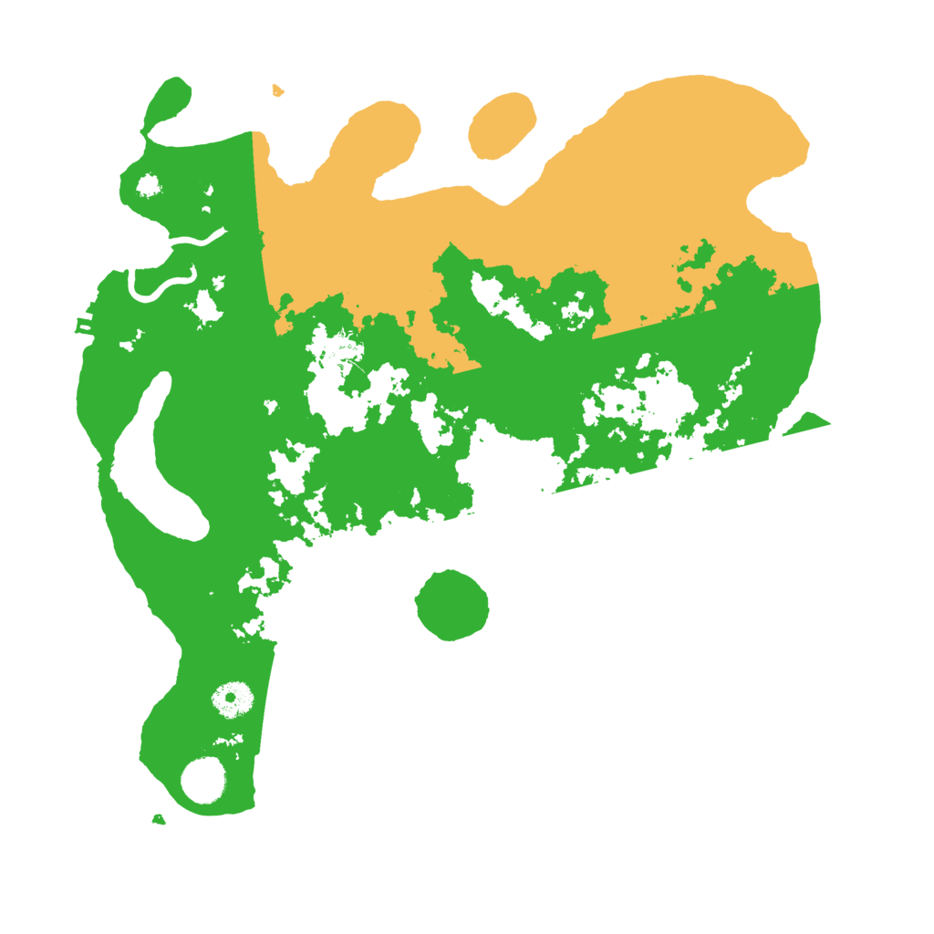 Biome Rust Map: Procedural Map, Size: 3700, Seed: 3145431