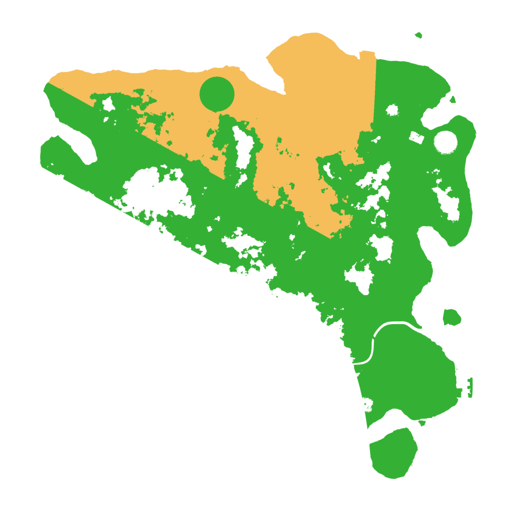 Biome Rust Map: Procedural Map, Size: 3900, Seed: 2345154