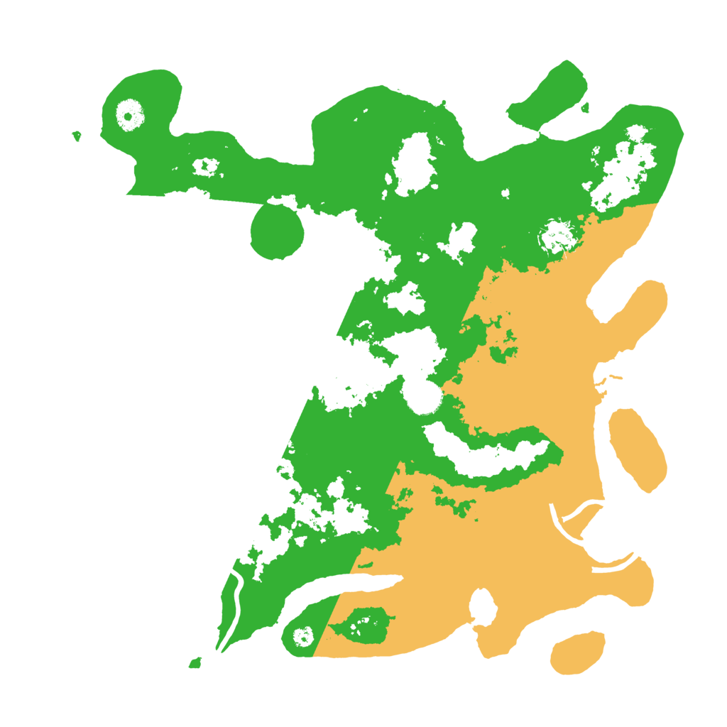 Biome Rust Map: Procedural Map, Size: 3700, Seed: 2687310