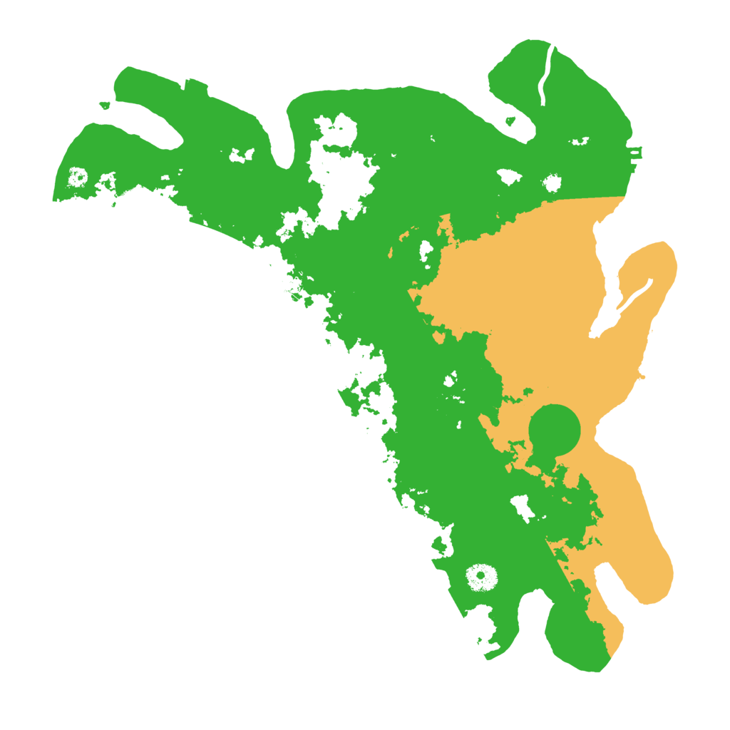 Biome Rust Map: Procedural Map, Size: 3700, Seed: 3114298