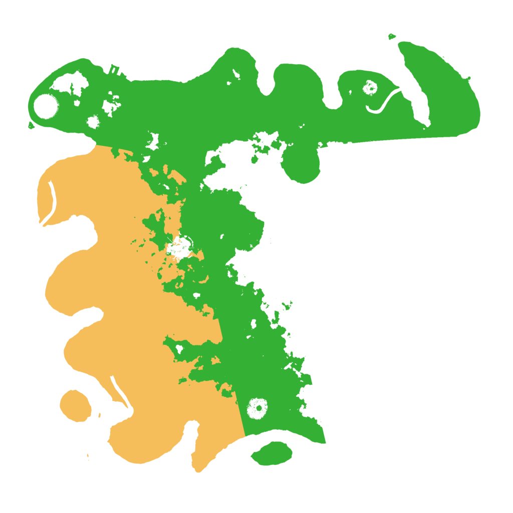 Biome Rust Map: Procedural Map, Size: 3700, Seed: 838732