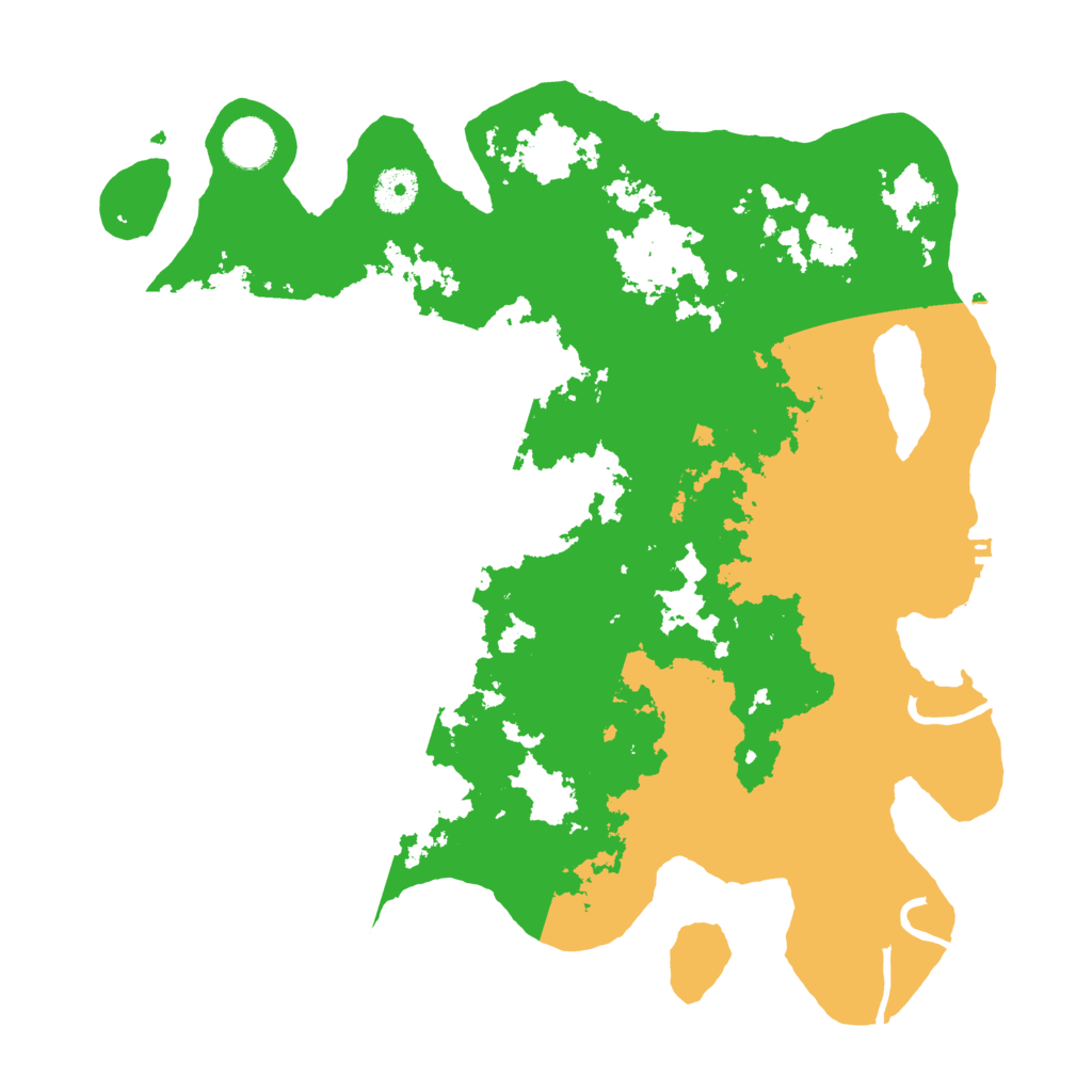 Biome Rust Map: Procedural Map, Size: 3700, Seed: 3508885