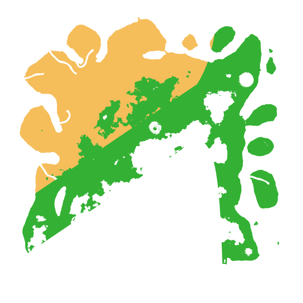 Biome Rust Map: Procedural Map, Size: 3700, Seed: 232364