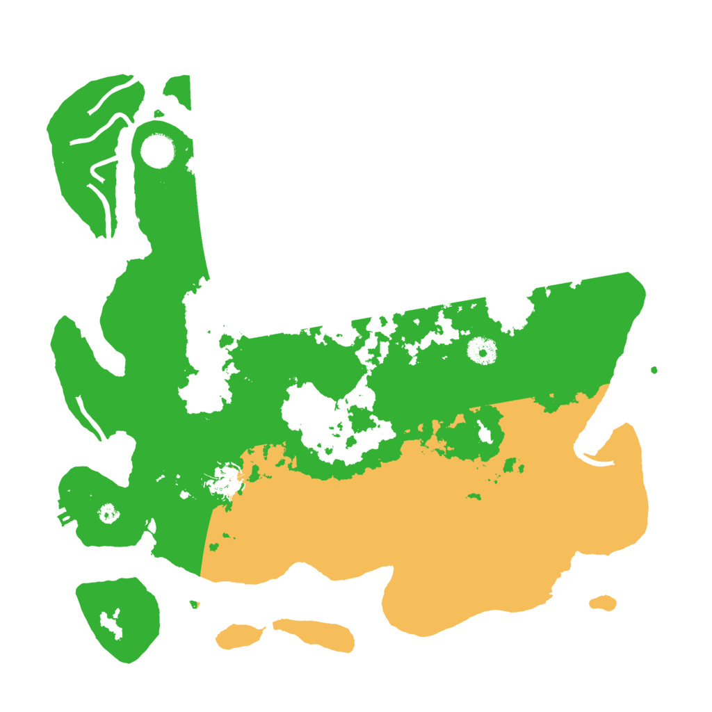 Biome Rust Map: Procedural Map, Size: 3700, Seed: 622853