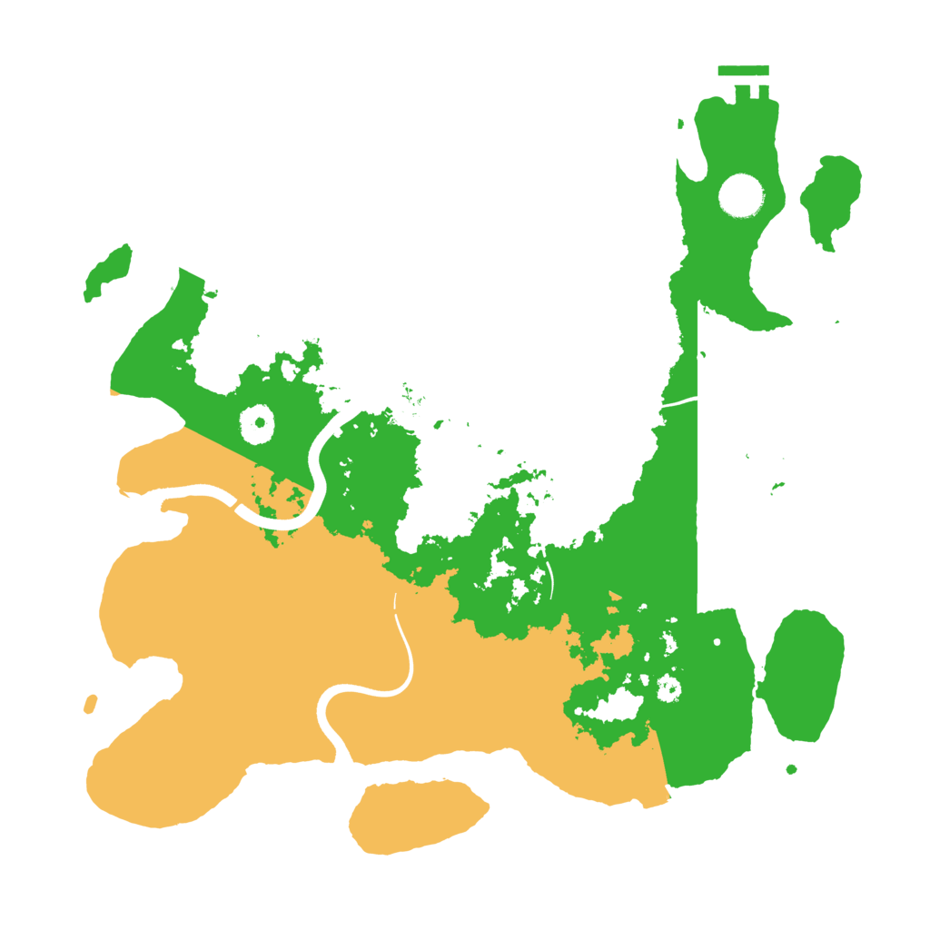 Biome Rust Map: Procedural Map, Size: 3700, Seed: 5994604