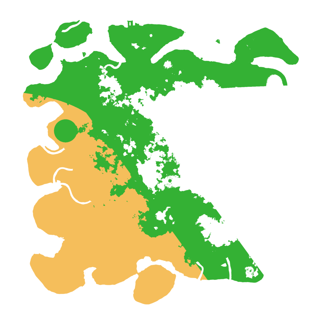 Biome Rust Map: Procedural Map, Size: 3700, Seed: 3708017