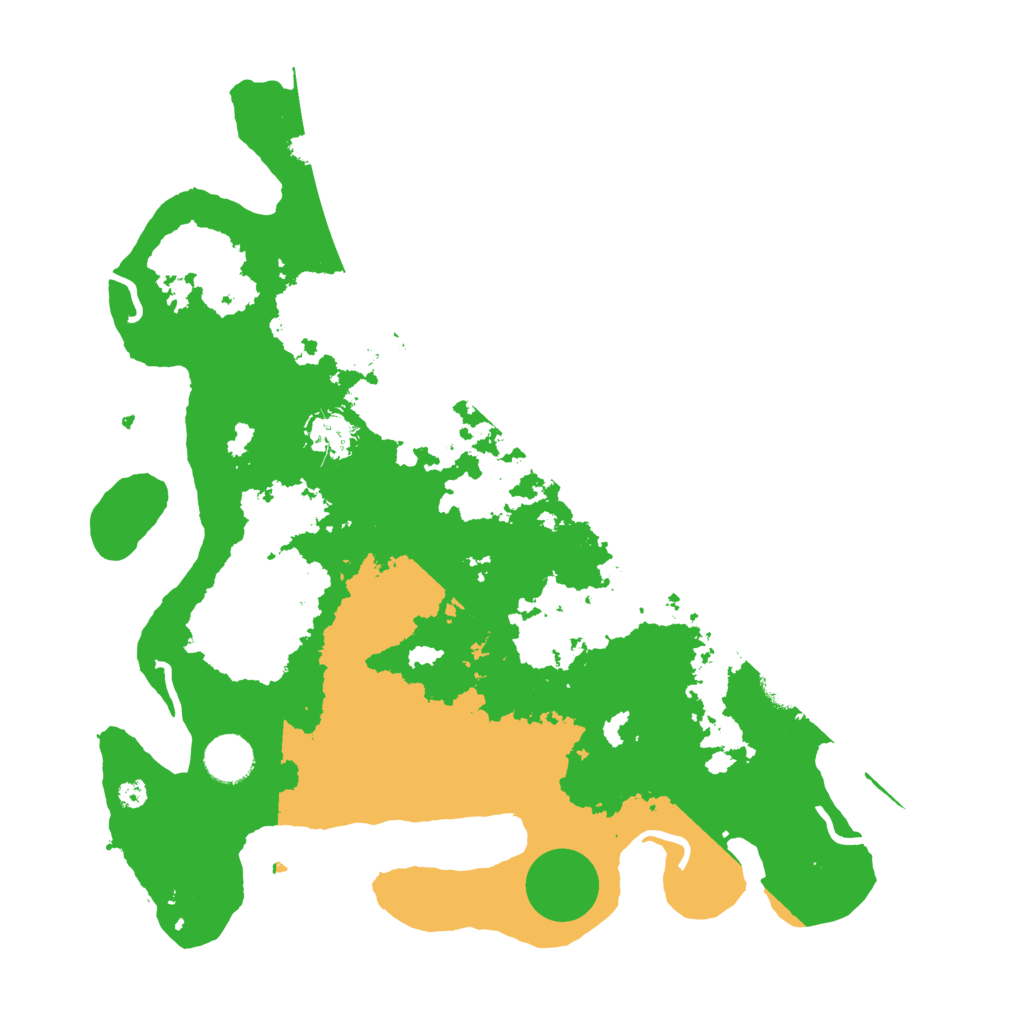 Biome Rust Map: Procedural Map, Size: 3700, Seed: 1015852