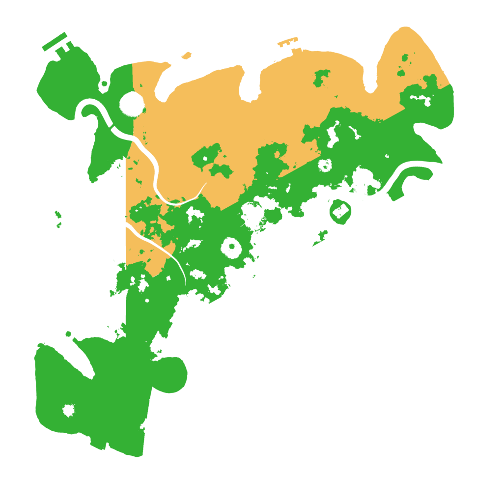 Biome Rust Map: Procedural Map, Size: 3700, Seed: 1647437