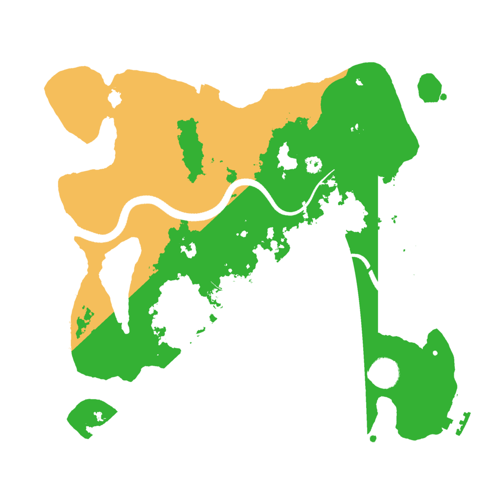 Biome Rust Map: Procedural Map, Size: 3000, Seed: 418338