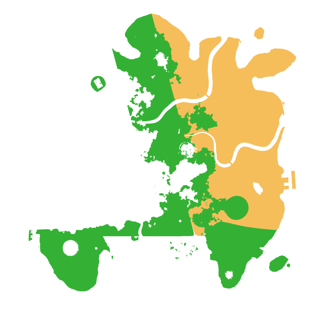 Biome Rust Map: Procedural Map, Size: 3550, Seed: 276482