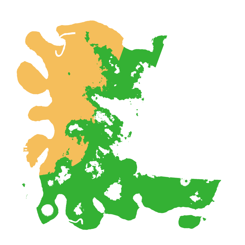 Biome Rust Map: Procedural Map, Size: 3700, Seed: 6346141