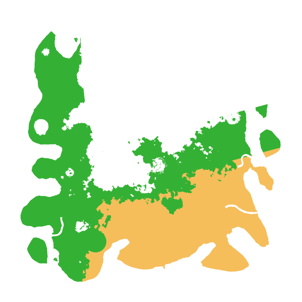 Biome Rust Map: Procedural Map, Size: 3700, Seed: 3518302