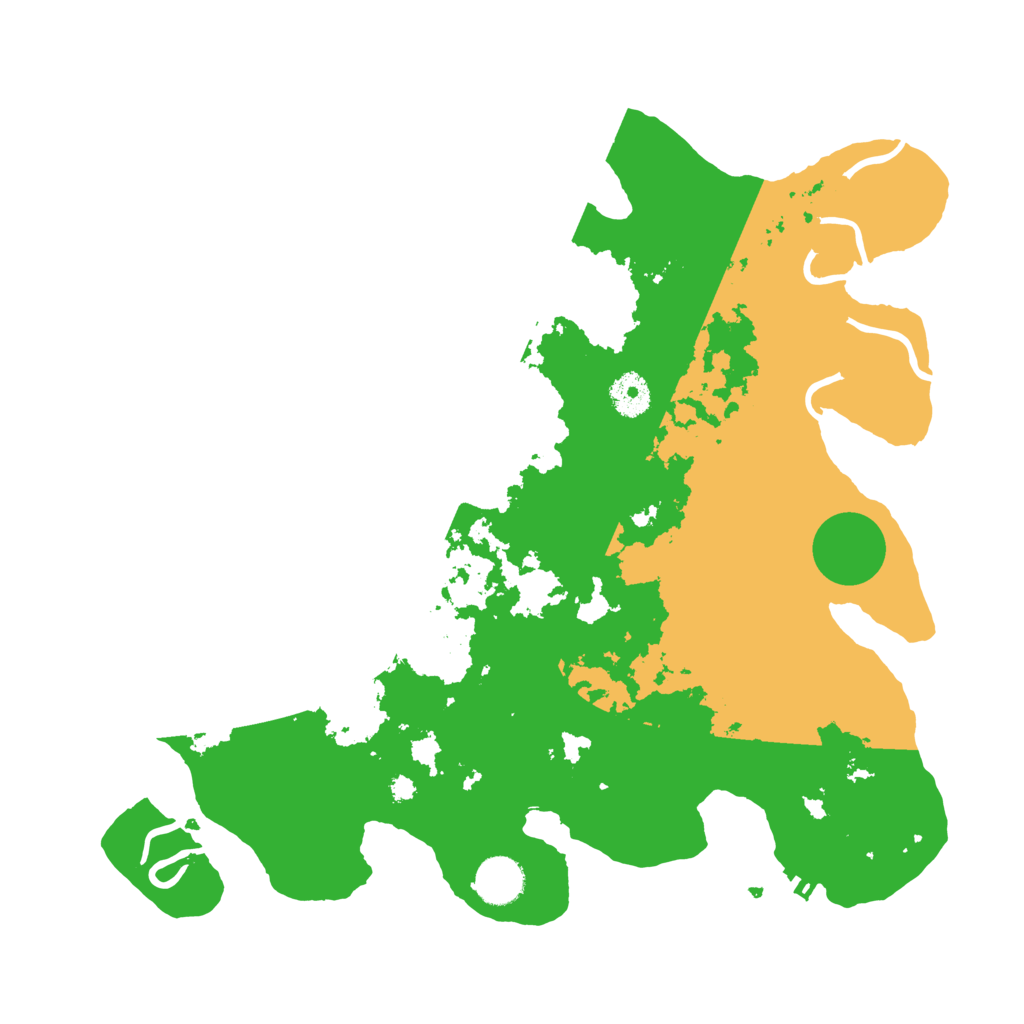 Biome Rust Map: Procedural Map, Size: 3700, Seed: 5200444