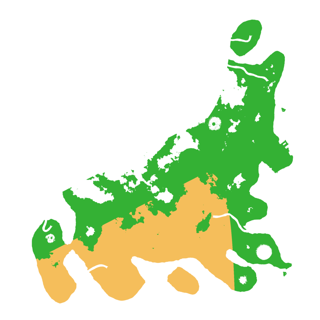 Biome Rust Map: Procedural Map, Size: 3700, Seed: 2747474