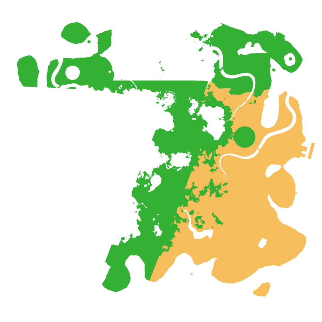 Biome Rust Map: Procedural Map, Size: 4000, Seed: 43729803