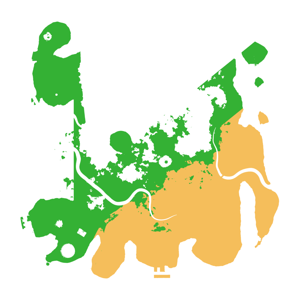 Biome Rust Map: Procedural Map, Size: 3700, Seed: 2404272