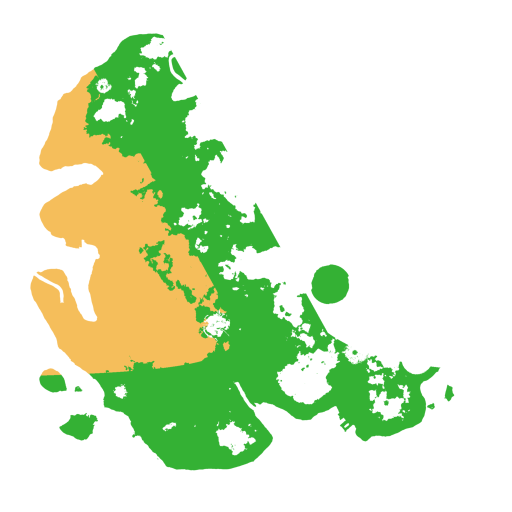 Biome Rust Map: Procedural Map, Size: 3700, Seed: 2581628