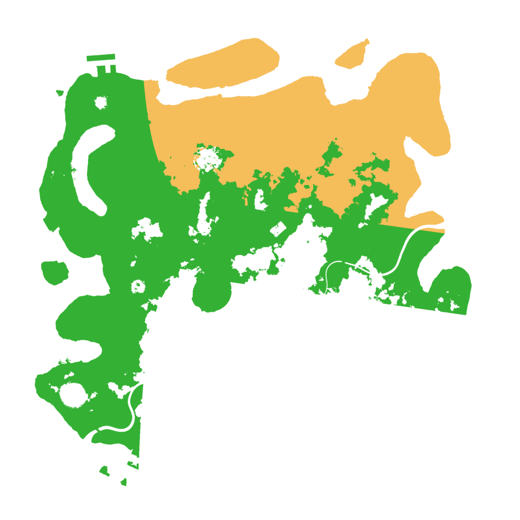 Biome Rust Map: Procedural Map, Size: 3700, Seed: 5041773