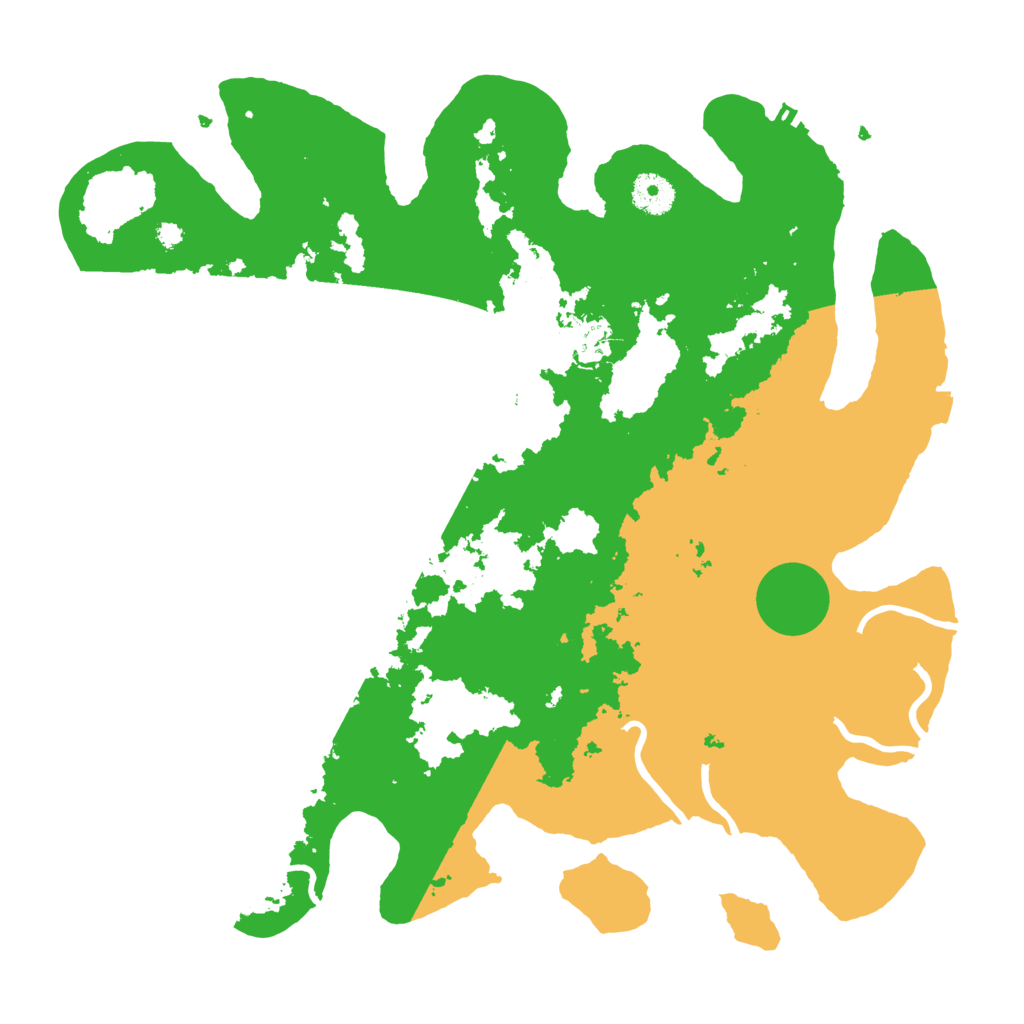 Biome Rust Map: Procedural Map, Size: 3700, Seed: 3199648