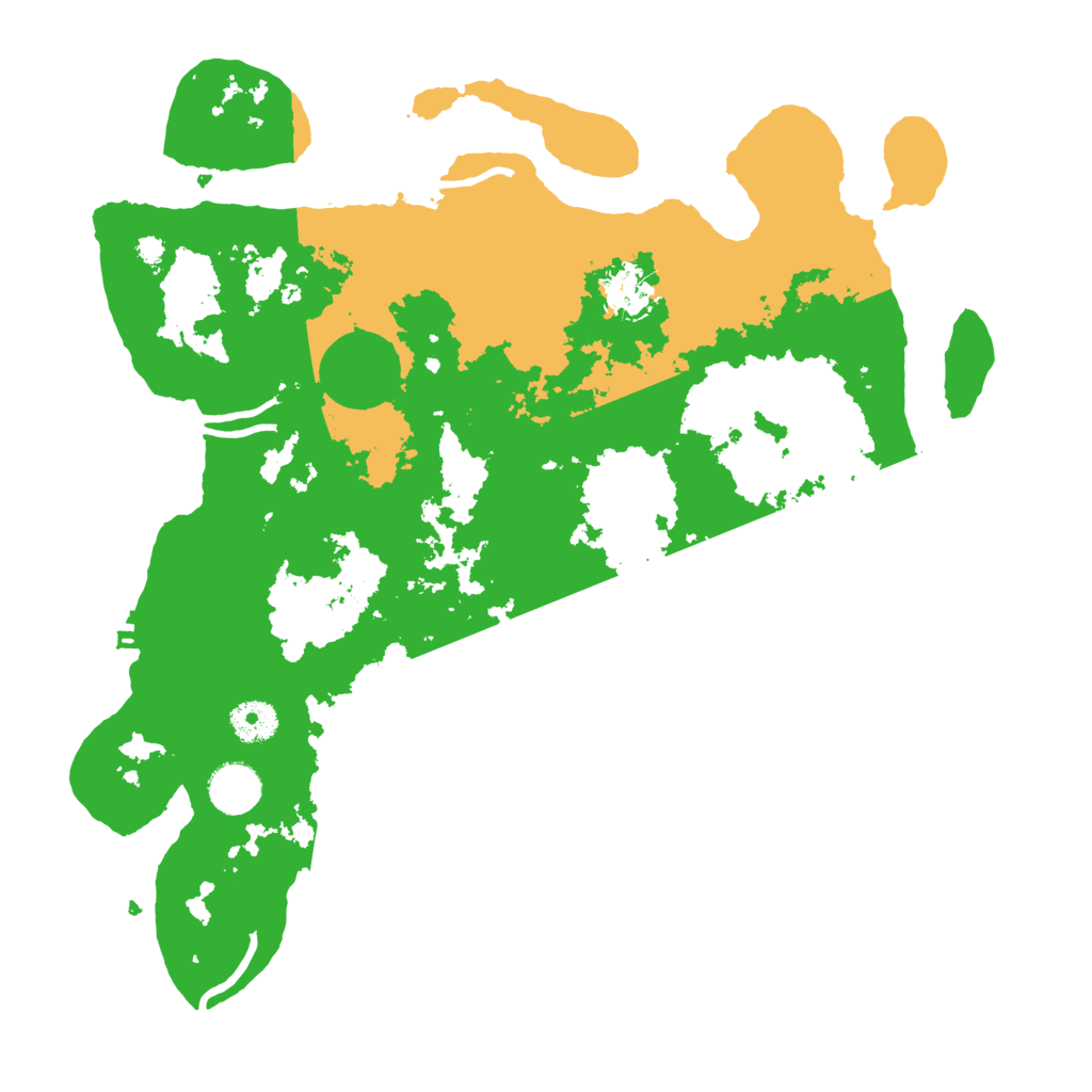 Biome Rust Map: Procedural Map, Size: 3700, Seed: 4486159