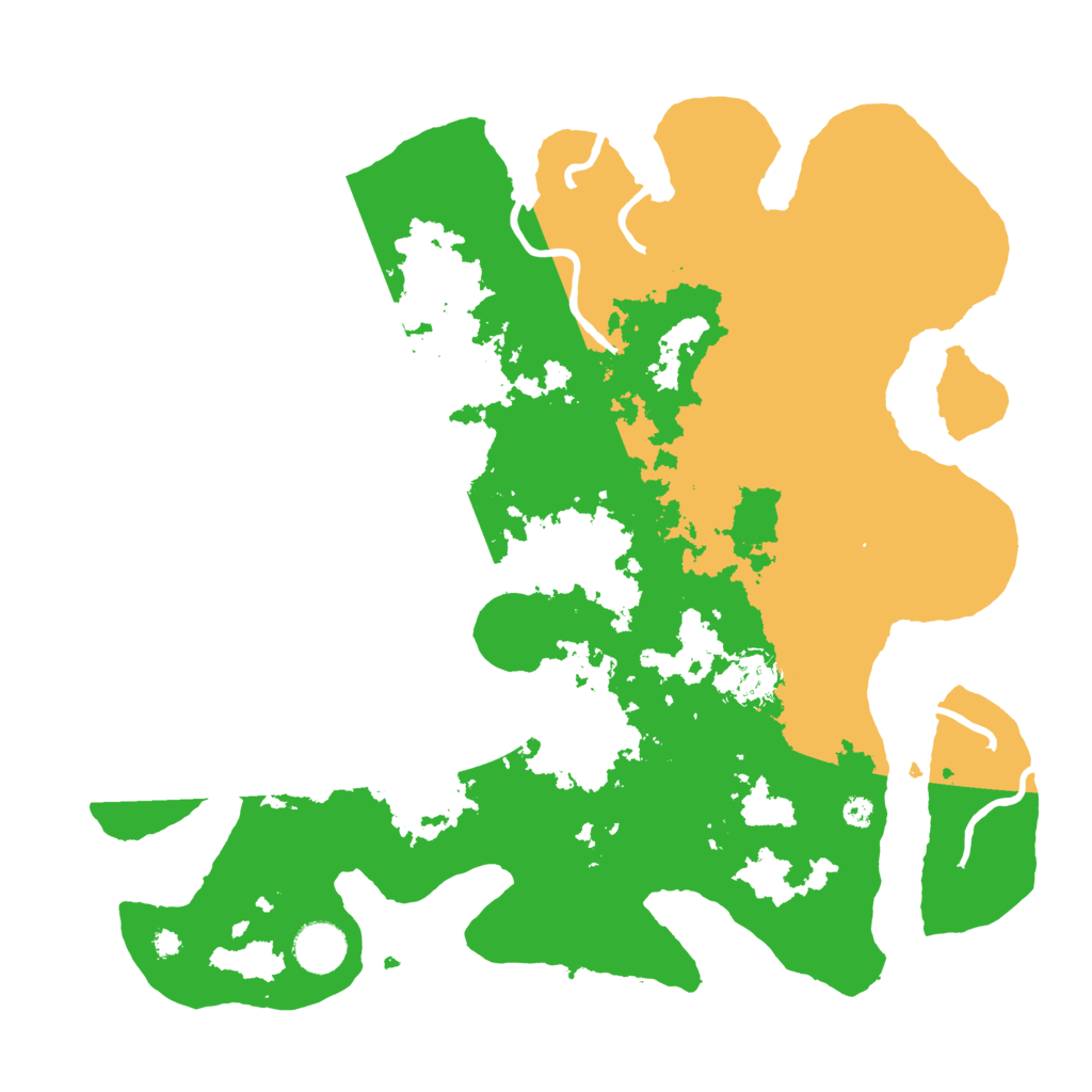Biome Rust Map: Procedural Map, Size: 3700, Seed: 5082259