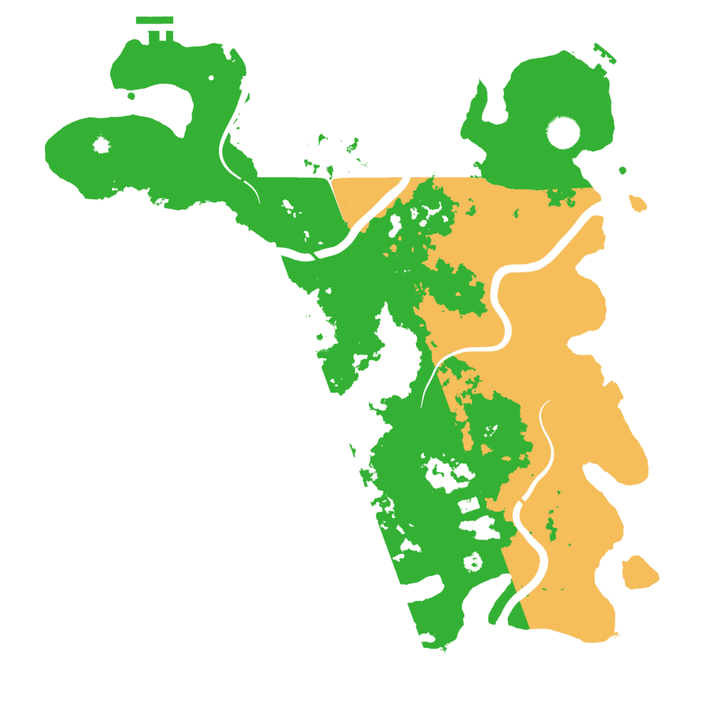 Biome Rust Map: Procedural Map, Size: 3850, Seed: 1018807989