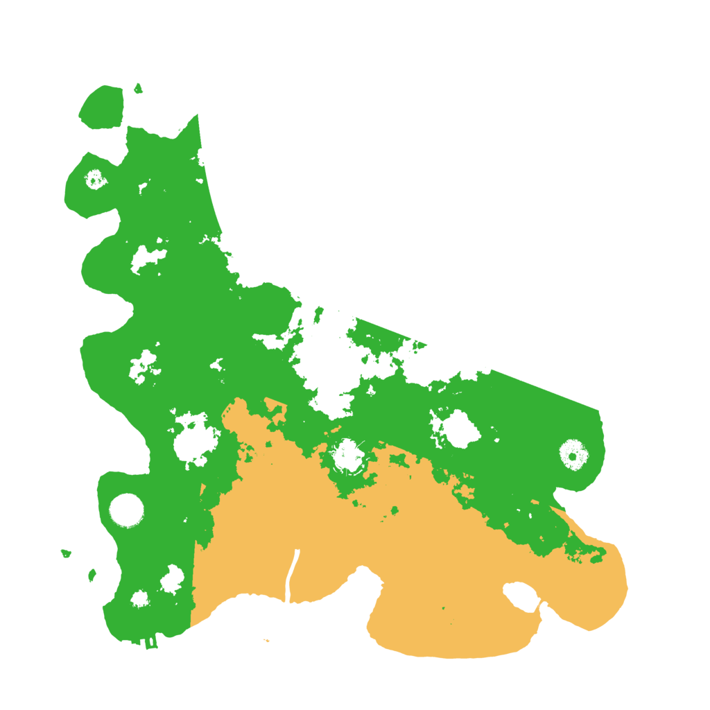 Biome Rust Map: Procedural Map, Size: 3700, Seed: 3408218