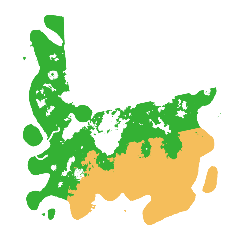 Biome Rust Map: Procedural Map, Size: 3700, Seed: 3445714