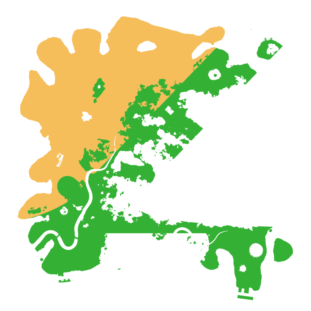 Biome Rust Map: Procedural Map, Size: 4000, Seed: 546862