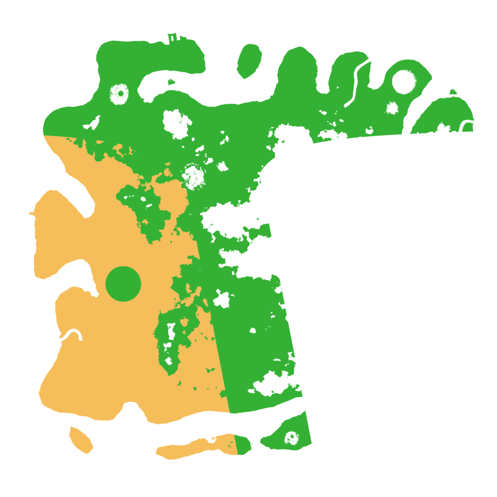 Biome Rust Map: Procedural Map, Size: 3700, Seed: 5852093