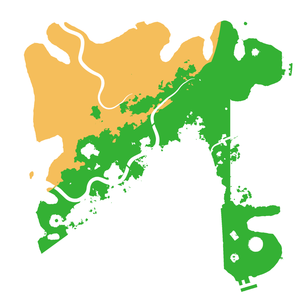 Biome Rust Map: Procedural Map, Size: 3700, Seed: 2044765